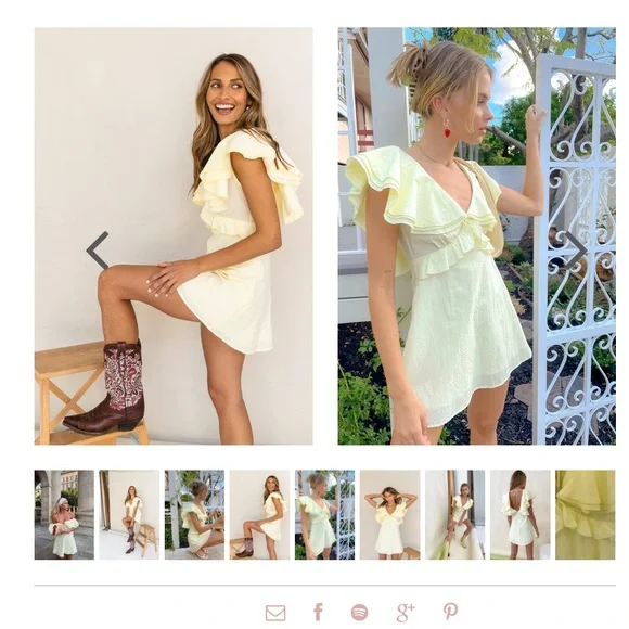 NEW NEVER WORN Vrg girl frill dress yellow - Picture 1 of 3